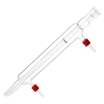 Titan/泰坦 直型冷凝器，具可拆式小咀，磨口：24/40，有效长度：25cm，φ8mm小咀 特优级，TC504250，1个 TC504250