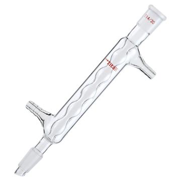 Titan/泰坦 球型冷凝器，磨口：14/20，有效长度：120mm，φ8mm小咀 特优级，TC251120，1个 TC251120