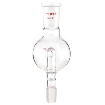 Titan/泰坦 防溅球，具多孔板及回流孔，上磨口：24/40，下磨口：19/22，100ml 特优级|TA472419，1个 TA472419