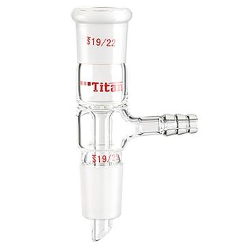 Titan/泰坦 抽滤接头，磨口19/22，小咀外径8mm 特优级，TA431922，1个 TA431922