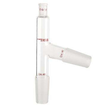 Titan/泰坦 75°蒸馏头，上磨口：10/18，下磨口：24/40，侧磨口：24/40 特优级，TA351024，1个 TA351024