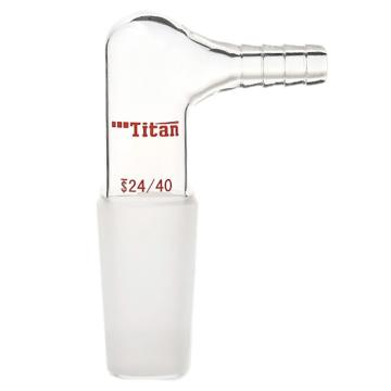 Titan/泰坦 省空间抽气接头，磨口：24/40，小咀外径10mm 特优级 爆款，TA292440，1个 TA292440