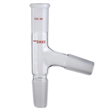 Titan/泰坦 75°蒸馏头，上磨口：24/40，下磨口：24/40，侧磨口：24/40 特优级，TA352440，1个 TA352440