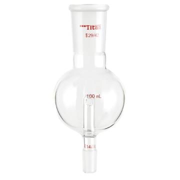 Titan/泰坦 防溅球，具回流孔，上磨口：29/42，下磨口：14/20，100ml 特优级，TA602914，1个 TA602914