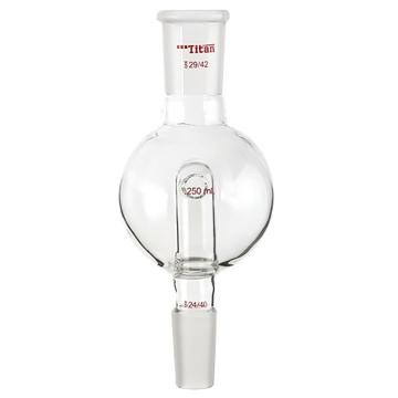 Titan/泰坦 防溅球，具回流孔，上磨口：29/42，下磨口：24/40，250ml 特优级，TA602250，1个 TA602250