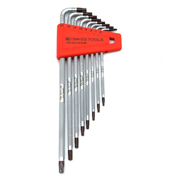 PB SWISS TOOLS/ 瑞铂 L型滚花梅花内六角 9 PB 3411.9