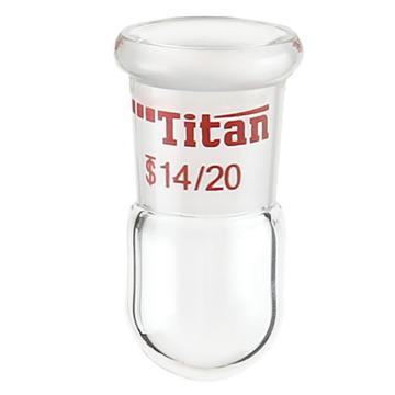 Titan/泰坦 内磨口玻璃塞，14/20 特优级，TS391420，1个 TS391420