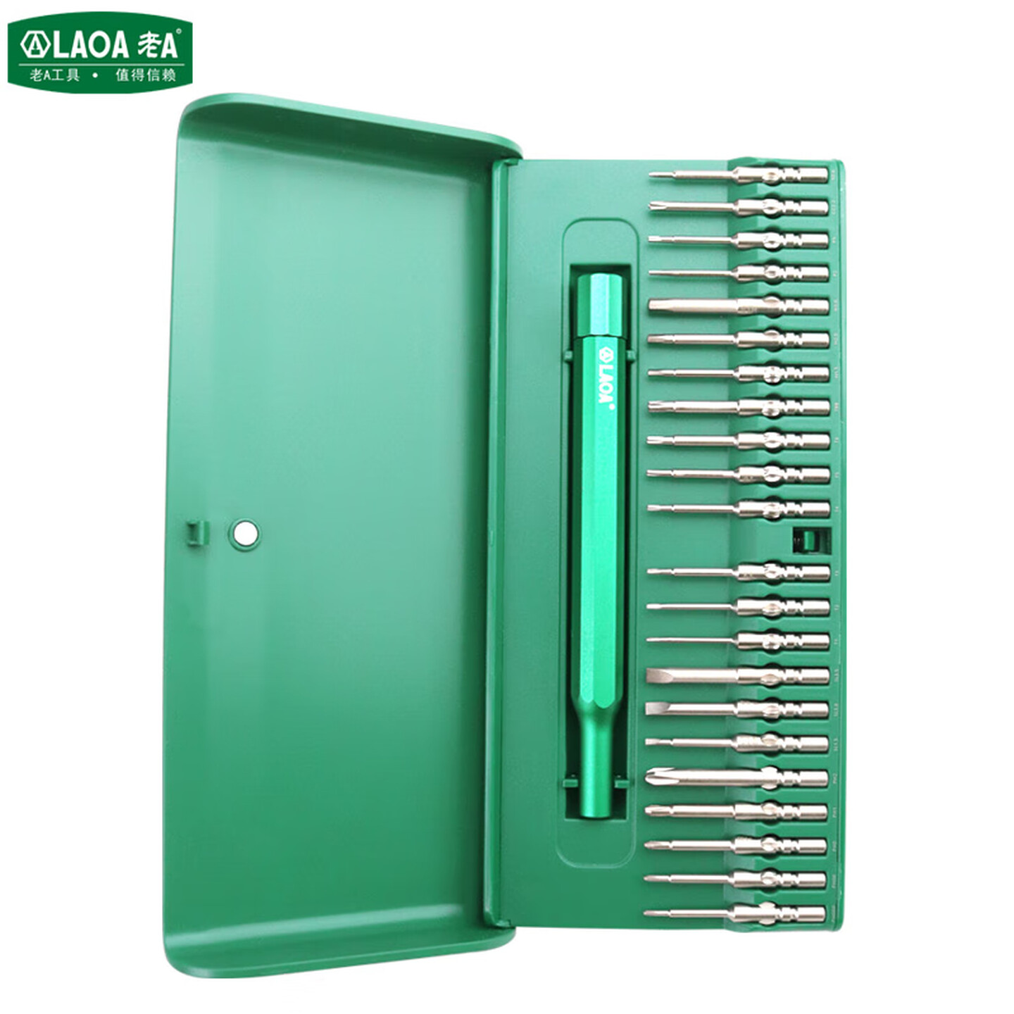 LAOA/老A 眼睛盒精密螺丝批套装 22合1 LA620022