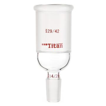 Titan/泰坦 B型接头(小变大)，上磨口：29/42，下磨口：14/20 特优级，TA252914，1个 TA252914