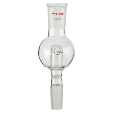 Titan/泰坦 防溅球，具砂板，上磨口：29/42，下磨口：24/40，100ml 特优级，TA232924，1个 TA232924