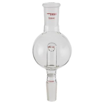 Titan/泰坦 防溅球，具砂板，上磨口：29/42，下磨口：24/40，250ml 特优级，TA232250，1个 TA232250