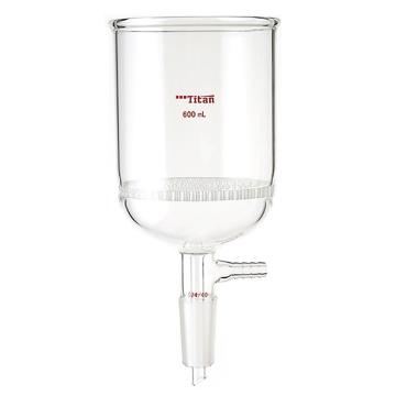 Titan/泰坦 具玻璃板布什漏斗，容量：600ml，磨口：24/40 特优级，TF969024，1个 TF969024