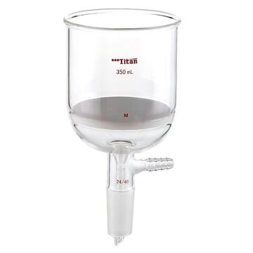 Titan/泰坦 磨口砂芯布什漏斗，350ml，磨口：24/40，G3砂板 特优级，TF368024M，个/，1个 TF368024M