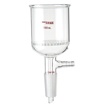 Titan/泰坦 具玻璃板布什漏斗，容量：150ml，磨口：24/40 特优级，TF966024，1个 TF966024