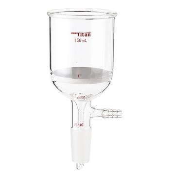 Titan/泰坦 磨口砂芯布什漏斗，150ml，磨口：24/40，G4砂板 特优级，TF366024F，个/，1个 TF366024F