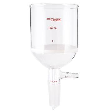 Titan/泰坦 磨口砂芯布什漏斗，350ml，磨口：24/40，F砂板 特优级，TF368024F，个/，1个 TF368024F