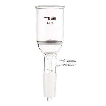 Titan/泰坦 磨口砂芯布什漏斗，60ml，磨口：24/40，G4砂板 特优级，TF364024F，个/，1个 TF364024F