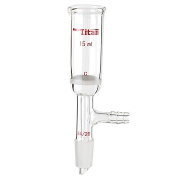 Titan/泰坦 磨口砂芯布什漏斗，15ml，磨口：14/20，G2砂板 特优级，TF362014C，个/，1个 TF362014C