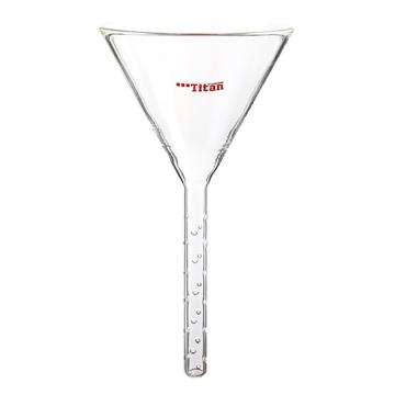 Titan/泰坦 加液漏斗，下管外径×长度：12×90mm，适用磨口24/40或35/20 特优级，TF291210，1个 TF291210