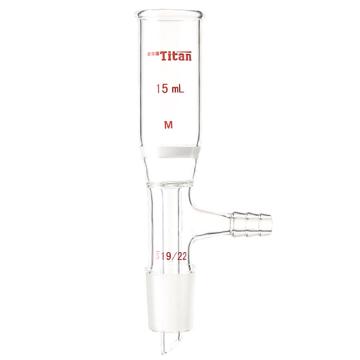 Titan/泰坦 磨口砂芯布什漏斗，15ml，磨口：19/22，G3砂板 特优级，TF362019M，个/，1个 TF362019M