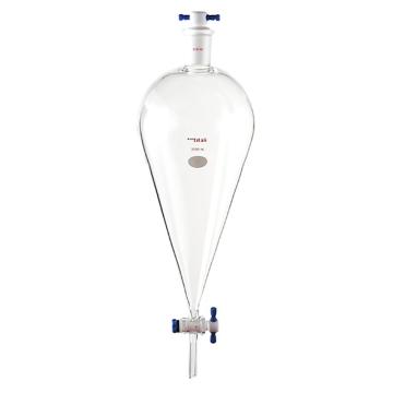 Titan/泰坦 分液漏斗，上磨口：29/42，4mm，四氟塞子，2000ml 特优级，TF47292L，个/，1个 TF47292L