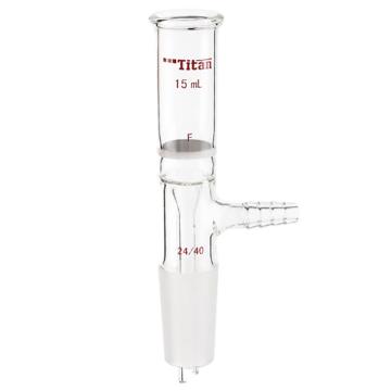 Titan/泰坦 磨口砂芯布什漏斗，15ml，磨口：24/40，G4砂板 特优级，TF362024F，个/，1个 TF362024F