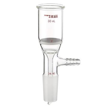 Titan/泰坦 磨口砂芯布什漏斗，30ml，磨口：24/40，G4砂板 特优级，TF363024F，个/，1个 TF363024F