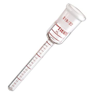 Titan/泰坦 带刻度浓缩管，磨口：19/22，体积：4ml 特优级，TC291904，1个 TC291904
