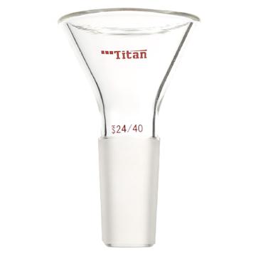 Titan/泰坦 三角漏斗，上部直径50mm，磨口：24/40 特优级，TF182450，1个 TF182450