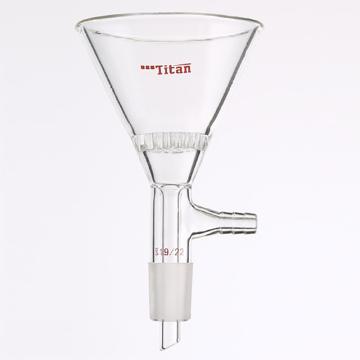 Titan/泰坦 玻璃滤板漏斗，磨口：19/22，外径：75mm 特优级 爆款，TF931975，1个 TF931975