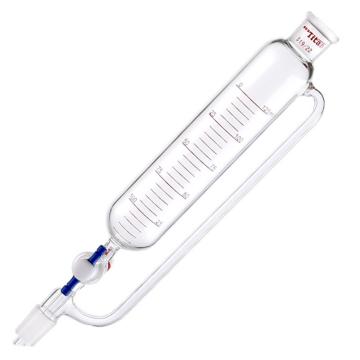 Titan/泰坦 精细可调式带刻度恒压滴液漏斗，125ml，磨口：19/22，2mm节门孔径 特优级，TF619125，1个 TF619125