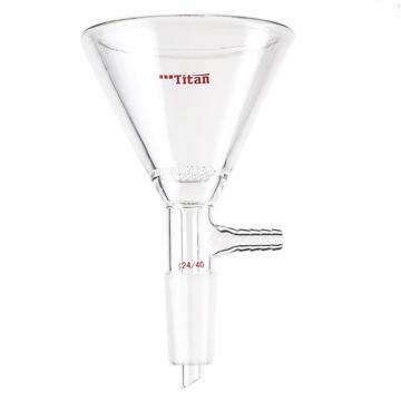Titan/泰坦 玻璃滤板漏斗，磨口：24/40，外径：90mm 特优级，TF932490，1个 TF932490