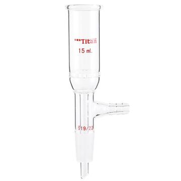Titan/泰坦 具玻璃板布什漏斗，容量：15ml，磨口：19/22 特优级，TF962019，1个 TF962019