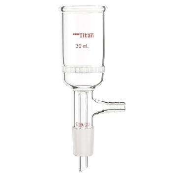 Titan/泰坦 具玻璃板布什漏斗，容量：30ml，磨口：19/22 特优级，TF963019，1个 TF963019