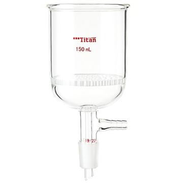 Titan/泰坦 具玻璃板布什漏斗，容量：150ml，磨口：19/22 特优级，TF966019，1个 TF966019