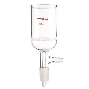 Titan/泰坦 具玻璃板布什漏斗，容量：60ml，磨口：19/22 特优级，TF964019，1个 TF964019