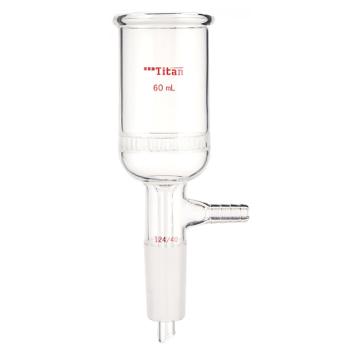 Titan/泰坦 具玻璃板布什漏斗，容量：60ml，磨口：24/40 特优级 爆款，TF964024，1个 TF964024