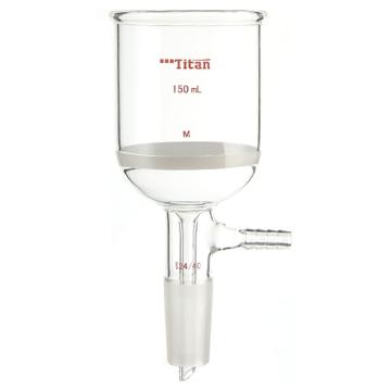 Titan/泰坦 磨口砂芯布什漏斗，150ml，磨口：24/40，G3砂板 特优级，TF366024M，个/，1个 TF366024M