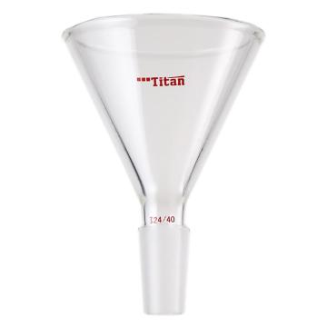 Titan/泰坦 三角漏斗，上部直径90mm，磨口：24/40 特优级 爆款，TF184100，1个 TF184100