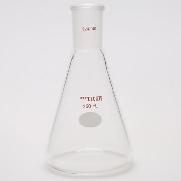 Titan/泰坦 三角瓶，厚壁高强度，磨口：24/40，250ml 特优级 爆款，TF664250，1个 TF664250