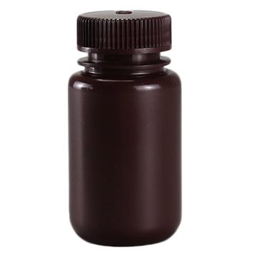 Titan/泰坦 塑料广口瓶，HDPE，125ml，琥珀色，无酶，免洗，防漏无内盖，未灭菌，1包（10个/包） TYSL-HD125A