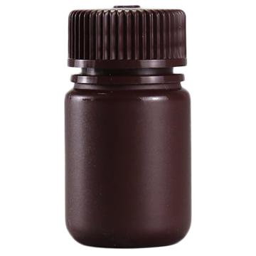 Titan/泰坦 塑料广口瓶，HDPE，30ml，琥珀色，无酶，免洗，防漏无内盖，未灭菌，1箱（10个/包，20包/箱） TYSL-HD030A-ZX