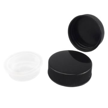 Titan/泰坦 通用瓶盖，黑色，工业标准PP盖+U形LDPE本色内塞，GL32螺口，D×H:36×12mm，1包（40个） TYBL-PG-EC018