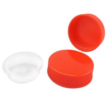 Titan/泰坦 通用瓶盖，大红色，工业标准PP盖+U形LDPE本色内塞，GL38螺口，D×H41×12.2mm，1包（40个） TYBL-PG-E009