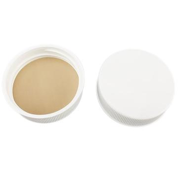 Titan/泰坦 通用瓶盖，白色，工业标准PP盖+PE/PTFE褐色垫片，GL52螺口，D×H:56×13.5mm，1包（20个） TYBL-PG-E019