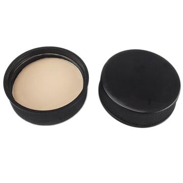 Titan/泰坦 通用瓶盖，黑色，工业标准PP盖+PE/PTFE褐色垫片，GL52螺口，D×H:56×13.5mm，1包（20个） TYBL-PG-E020