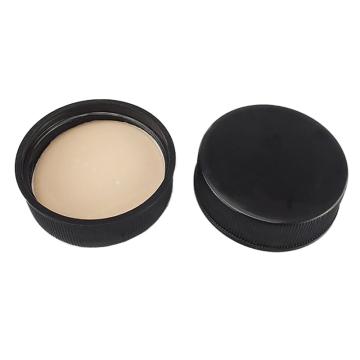 Titan/泰坦 通用瓶盖，黑色，工业标准PP盖+PE/PTFE（褐色）垫片，GL38螺口，D×H41×12.2mm，1包（40个） TYBL-PG-E005