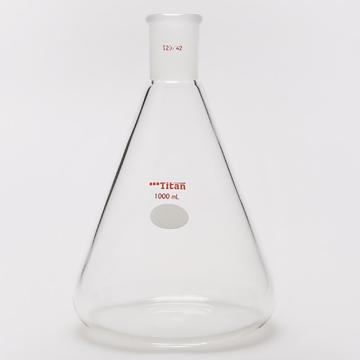 Titan/泰坦 三角瓶，厚壁高强度，磨口：29/42，1000ml 特优级，TF668000，1个 TF668000