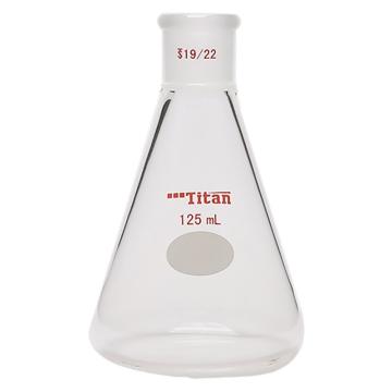 Titan/泰坦 三角瓶，厚壁高强度，磨口：19/22，125ml 特优级 爆款，TF669125，1个 TF669125