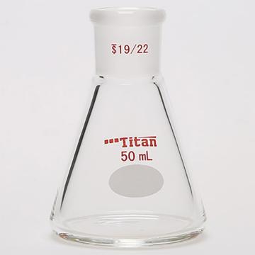 Titan/泰坦 三角瓶，厚壁高强度，磨口：19/22，50ml 特优级 爆款，TF661950，1个 TF661950